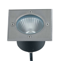 Φωτιστικό Δαπέδου Walk LED-WALK-Q11 8W Led 11x11x10,1cm Inox Intec