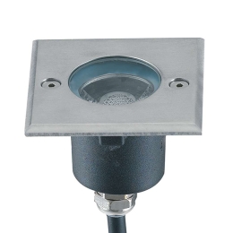 Φωτιστικό Δαπέδου Walk LED-WALK-Q7 3W Led 7,1x7,1x9,5cm Inox Intec