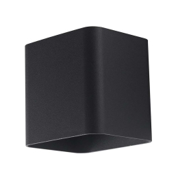 Φωτιστικό Τοίχου - Απλίκα Biome LED-W-BIOME NERO 7W Led 11x11x9,5cm Black Intec