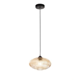 Φωτιστικό Οροφής Fiordaliso 3583-40-125 1xE27 40W Φ30 200cm Amber La Mia Luce