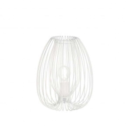 Φωτιστικό Επιτραπέζιο Camp 3677-34-102 1xE27 40W Φ20cm 24cm White La Mia Luce