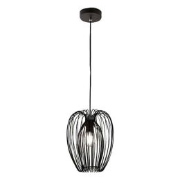 Φωτιστικό Οροφής Camp 3677-45-101 1xE27 40W Φ40cm 200cm Black La Mia Luce