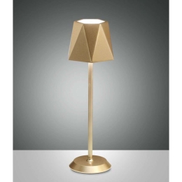 Φωτιστικό Επιτραπέζιο Katy 3678-30-189 3W Led Touch dimmer Φ11cm 13x38cm Gold La Mia Luce