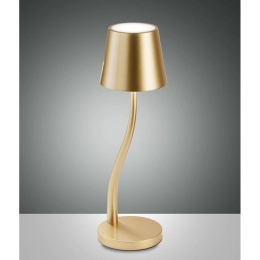 Φωτιστικό Επιτραπέζιο Judy 3679-30-189 3W Led Touch dimmer Φ11cm 36,5cm Gold La Mia Luce