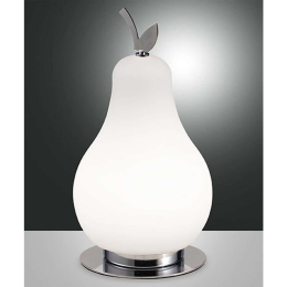 Φωτιστικό Επιτραπέζιο Wilma 3763-30-138 Φ12x23cm Dim Led 780lm 8W Chrome-White Fabas Luce
