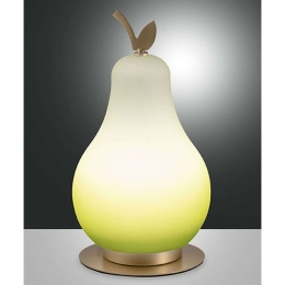Φωτιστικό Επιτραπέζιο Wilma 3763-30-155 Φ12x23cm Dim Led 780lm 8W Brass-Green Fabas Luce