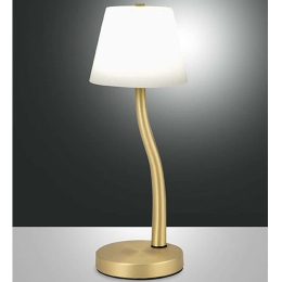 Φωτιστικό Επιτραπέζιο Ibla 3703-30-119 Φ12x32,5cm Dim Led 750lm 9W Brass Fabas Luce