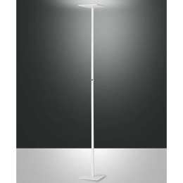 Φωτιστικό Δαπέδου Ideal 3550-12-102 23x23x179,8cm Dim Led 3500lm 35W White Fabas Luce
