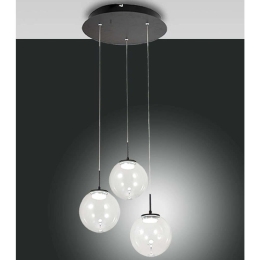 Φωτιστικό Οροφής Ariel 3770-47-372 Φ35x200cm Dim Led 2250lm 21W Clear Fabas Luce