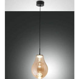 Φωτιστικό Οροφής Noa 3772-40-125 Φ25x33,5cm Dim Led 1510lm 14W Amber Fabas Luce