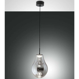 Φωτιστικό Οροφής Noa 3772-40-126 Φ25x33,5cm Dim Led 1510lm 14W Grey Fabas Luce