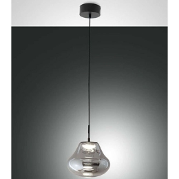 Φωτιστικό Οροφής Deva 3774-40-126 Φ25x19,5cm Dim Led 1510lm 14W Grey Fabas Luce