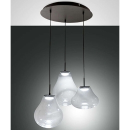 Φωτιστικό Οροφής Deva 3774-47-241 Φ50x200cm Dim Led 4530lm 42W Clear Fabas Luce