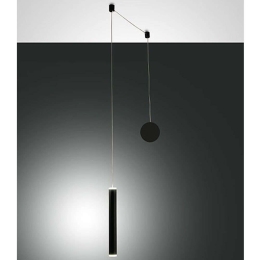 Φωτιστικό Οροφής Prado 3685-41-101 Φ4x31cm Dim Led 720lm 6,5W Black Fabas Luce
