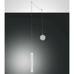Φωτιστικό Οροφής Prado 3685-41-102 Φ4x31cm Dim Led 720lm 6,5W White Fabas Luce