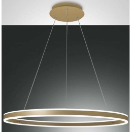 Φωτιστικό Οροφής Palau 3743-46-225 Φ80x4,6cm Dim Led 6980lm 64W Gold Fabas Luce
