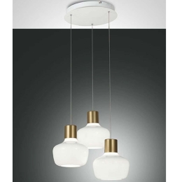Φωτιστικό Οροφής Kino 3767-47-102 Φ45x21,2cm Dim Led 3900lm 36W White Fabas Luce