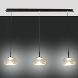 Φωτιστικό Οροφής - Ράγα Brena 3755-48-365 105x22x200cm Dim Led 3240lm 30W Cognac Fabas Luce