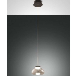 Φωτιστικό Οροφής Smart Arabella 3547-40-126-01 Φ14x17,1cm Dim Led 750lm 8W Grey Fabas Luce