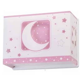 Φωτιστικό Τοίχου - Απλίκα Moon 63238 S Pink Ango Πολυπροπυλένιο