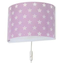 Φωτιστικό Τοίχου - Απλίκα Stars 81218 L Lilac Ango Πολυπροπυλένιο