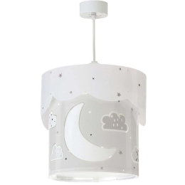 Φωτιστικό Οροφής Παιδικό Moon 61232 E Grey Ango Πολυπροπυλένιο