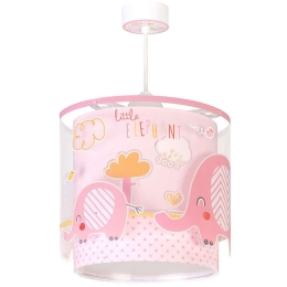 Φωτιστικό Οροφής Παιδικό Little Elephant 61332 S Pink Ango Πολυπροπυλένιο