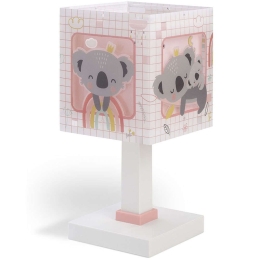 Επιτραπέζιο Φωτιστικό Παιδικό Koala 63261 S Pink Ango Πολυπροπυλένιο