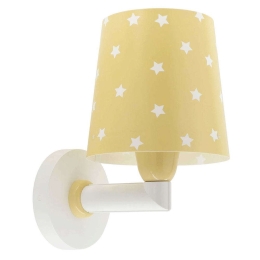 Φωτιστικό Τοίχου-Απλίκα Starlight 82219 A Yellow Ango Πολυπροπυλένιο