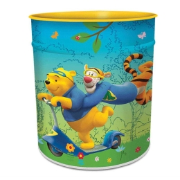 Κάδος Απορριμμάτων Winnie Pooh 6608 27x26cm Μεταλλικός Multi Ango Μέταλλο