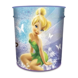 Κάδος Απορριμμάτων Μεταλλικός Fairies 66522 27x26cm Μεταλλικός Multi Ango Μέταλλο