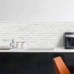 Αυτοκόλλητο Κάλυμμα Προστασίας Τοίχου White Bricks 67606 240x60x0,05cm White Ango Pet