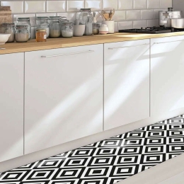 Διάδρομος Βινυλίου Black & White 83173 Black-White Ango 50x240 Βινύλιο