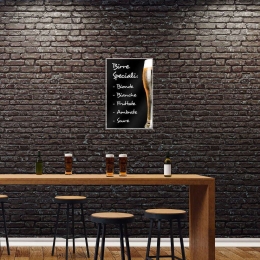 Μαυροπίνακας Beer 71007 73x49x130cm Multi Ango Plexiglass
