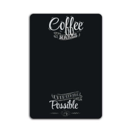 Πινακίδα Διακόσμησης Coffee Possible 63511 28x19x0,12cm White-Black Ango PVC