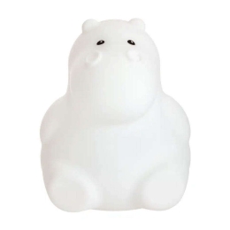 Φωτιστικό Νυκτός Mini Light Hippo ANG-215 15x12x12cm White-Black Ango