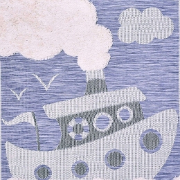 Χαλί Παιδικό Navajo A106/T513 Cream-Denim Blue 160X230cm