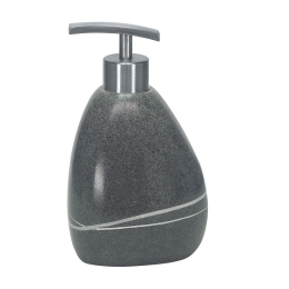 Δοχείο Κρεμοσάπουνου Stones 5080 Dark Grey Kleine Wolke Πολυρεσίνη