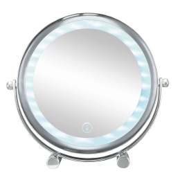 Καθρέφτης Επιτραπέζιος Bright Shorty 5886 Silver Kleine Wolke Μέταλλο,Γυαλί