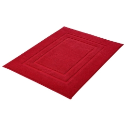 Πατάκι Μπάνιου Πετσετέ Plaza 3006 Red Kleine Wolke 60X80 100% Βαμβάκι