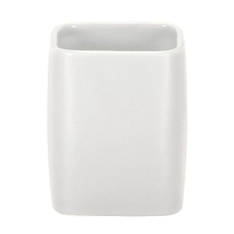 Ποτήρι Οδοντόβουρτσας Cubic 5066 White Kleine Wolke Πηλός