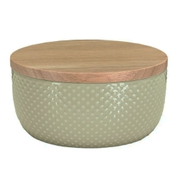 Βάζο Για Βαμβάκι Dotty 13,3x8,5cm Reed Green Kleine Wolke Πηλός