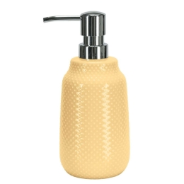 Δοχείο Κρεμοσάπουνου Dotty 8x20cm Yellow Kleine Wolke Πηλός