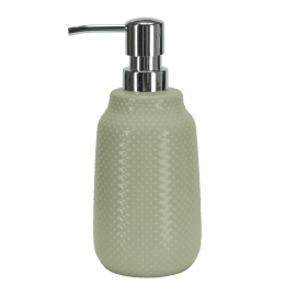 Δοχείο Κρεμοσάπουνου Dotty 8x20cm Reed Green Kleine Wolke Πηλός