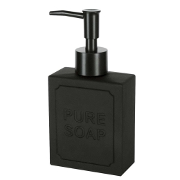 Δοχείο Κρεμοσάπουνου Soap 8032 8x15,5cm Black Kleine Wolke Γυαλί