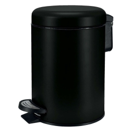 Κάδος Απορριμμάτων One 8058 3Lt Black Kleine Wolke Μέταλλο