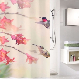 Κουρτίνα Μπάνιου Kolibri 5957 Multicolor Kleine Wolke 180Πx200Υ 180x200cm Πολυέστερ