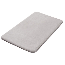 Πατάκι Μπάνιου Cony Silver Grey Kleine Wolke 70X120 Πολυέστερ