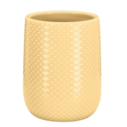 Ποτηροθήκη Dotty 8x11cm Yellow Kleine Wolke Πηλός