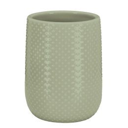 Ποτηροθήκη Dotty 8x11cm Reed Green Kleine Wolke Πηλός